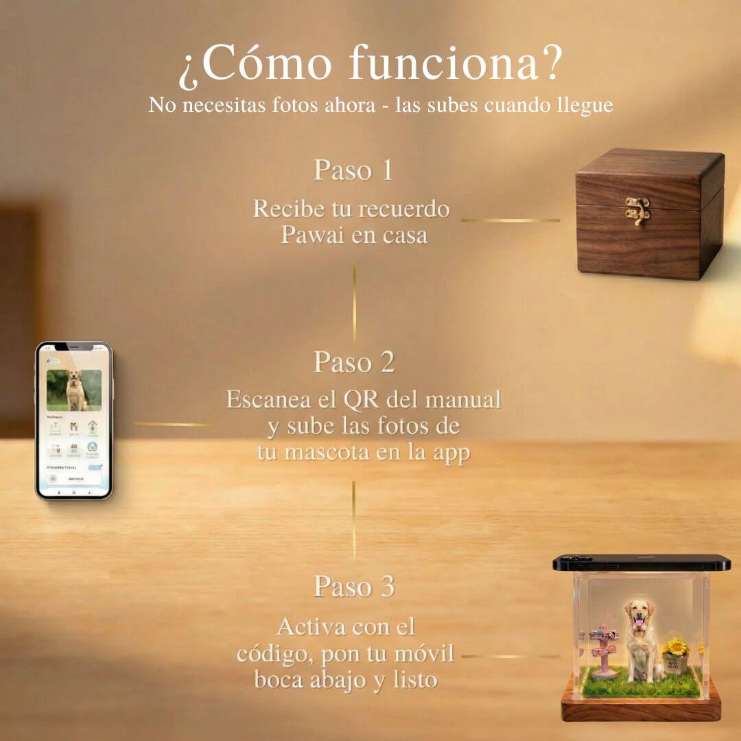 PawAI™ – Recuerdo Holográfico Personalizado