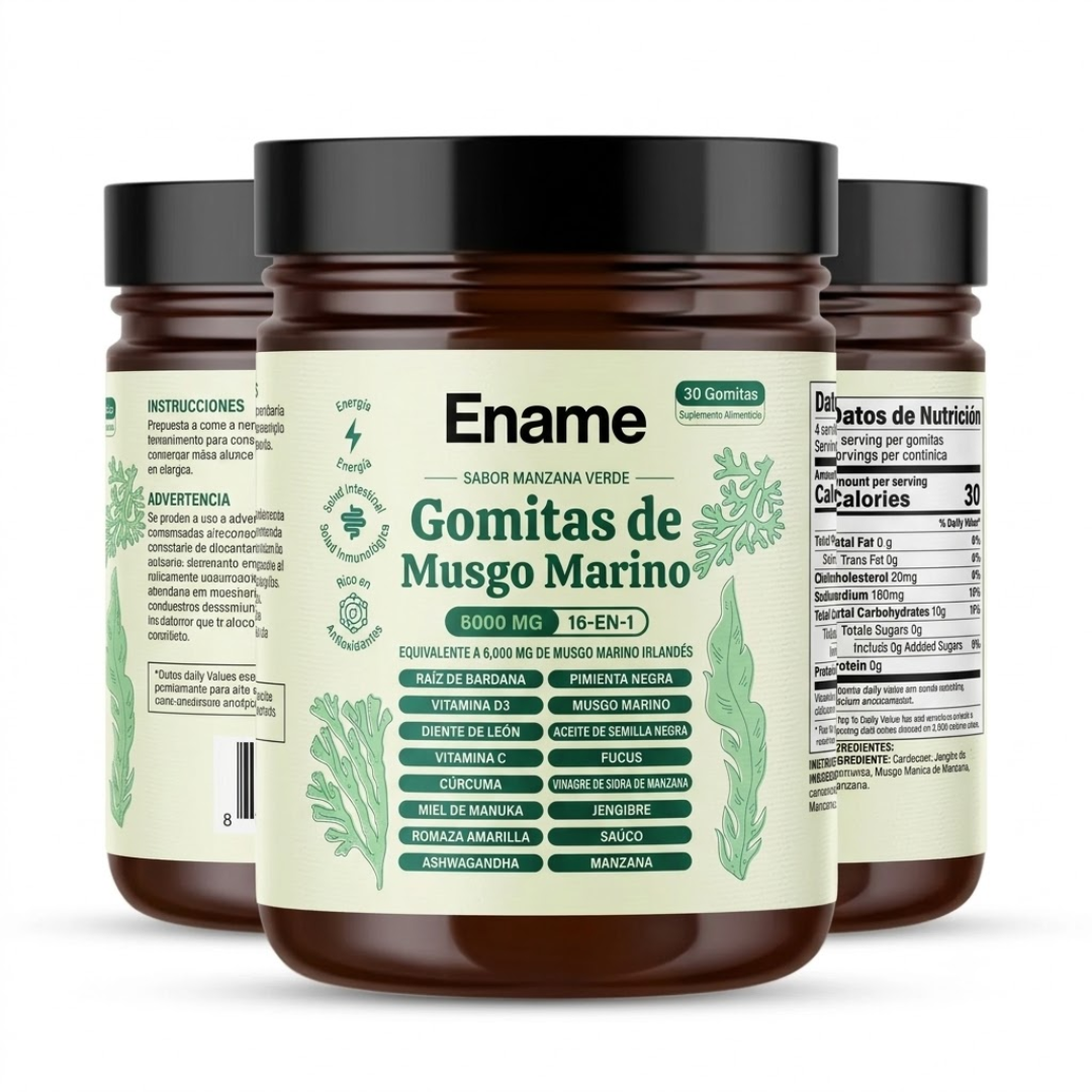 Ename | Gomitas de musgo marino 16 en 1