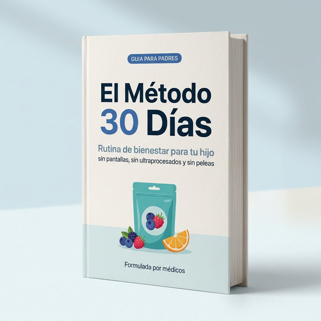 El Método 30 Días: rutina de bienestar para tu hijo sin pantallas, sin ultraprocesados y sin peleas.
