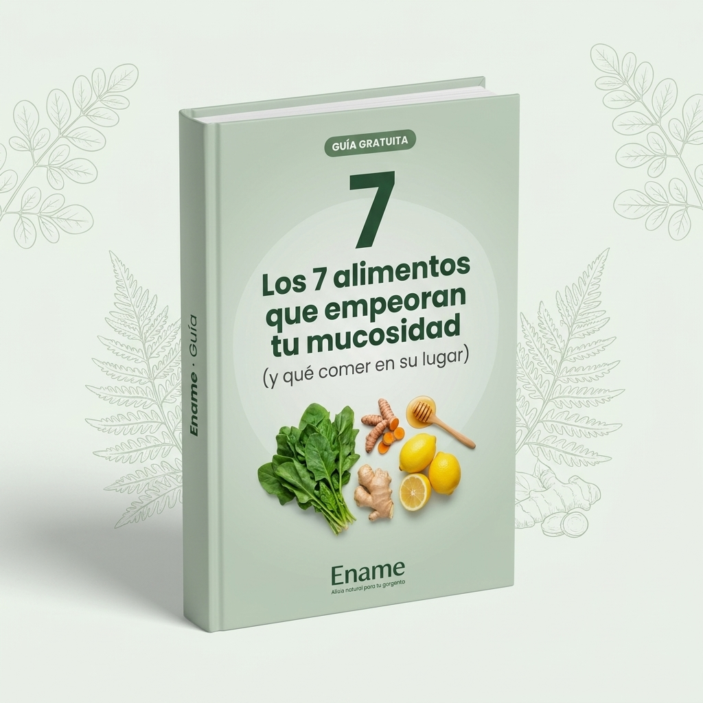 Guía: Los 7 alimentos que empeoran tu mucosidad (y qué comer en su lugar)