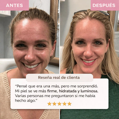 MERODA® Máscara Facial de Colágeno Avanzada + Brocha aplicadora de regalo
