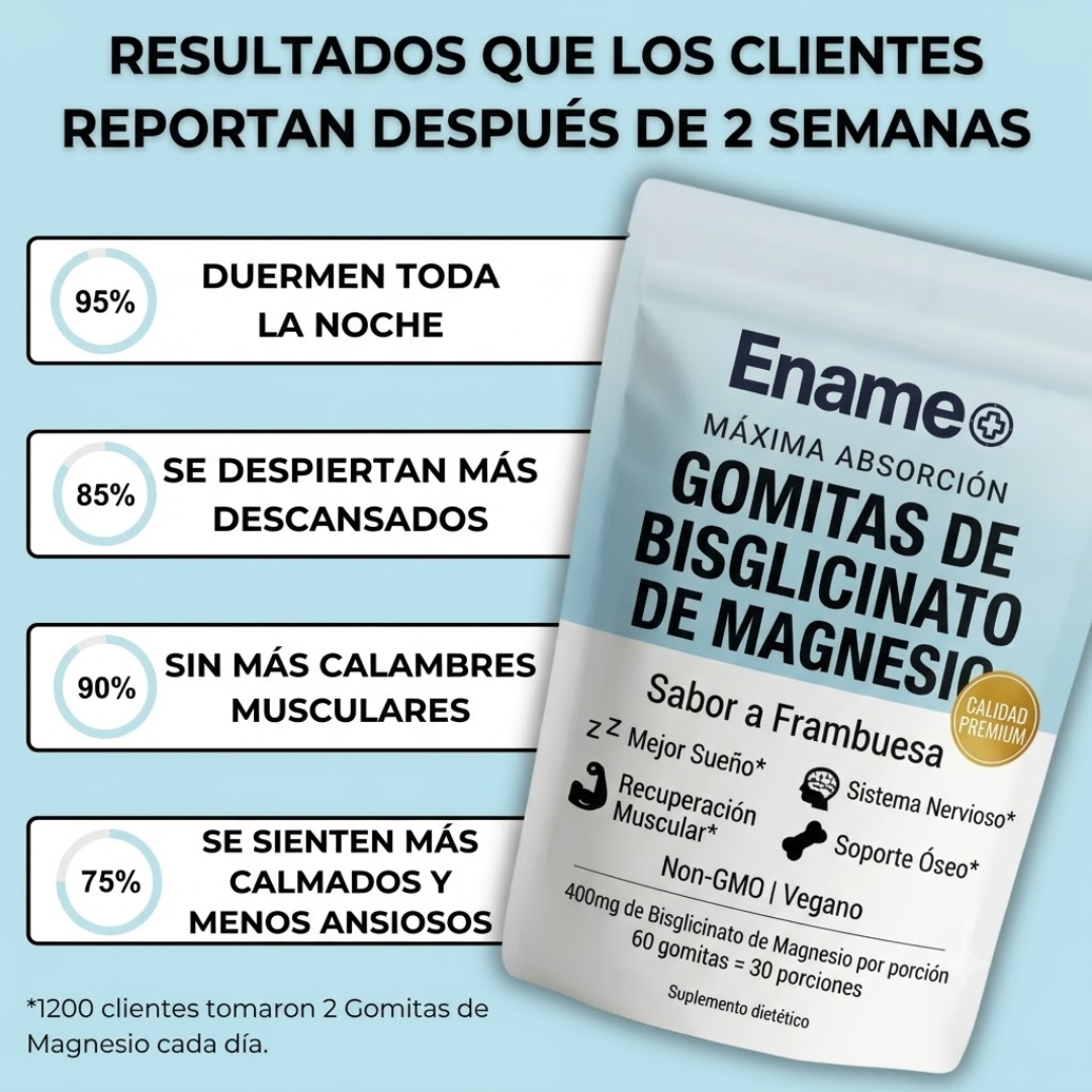 Ename| Gomitas de bisglicinato de magnesio