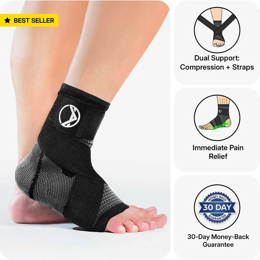 Ename | Compression Ankle Brace – Walk and Stand All Day Without Pain