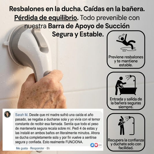 Soporte de seguridad de ducha para adultos