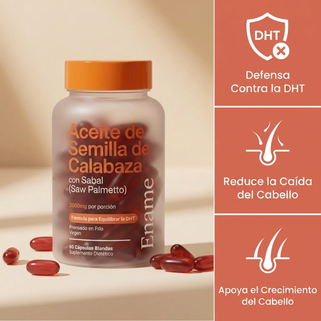 Ename | Menor caída de pelo en 26 días o menos.