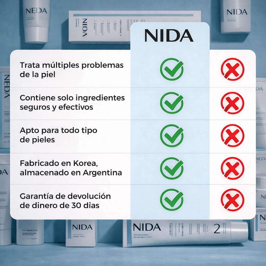 Crema Facial NIDA™ | Piel más suave, firme e hidratada con el uso diario