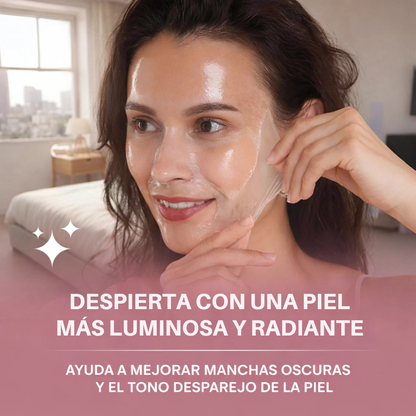 MERODA® Máscara Facial de Colágeno Avanzada + Brocha aplicadora de regalo
