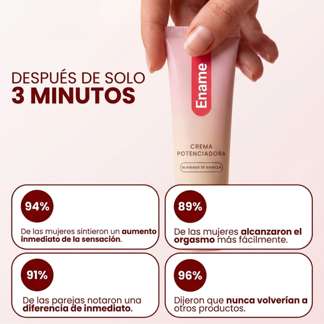 Crema de realce O' con glaseado de vainilla