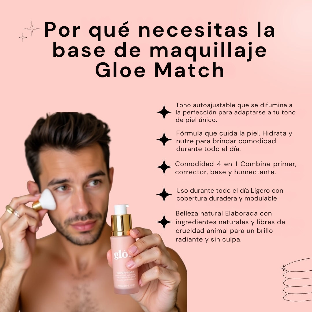 Base de Maquillaje 4 en 1 Gloe Match Foundation