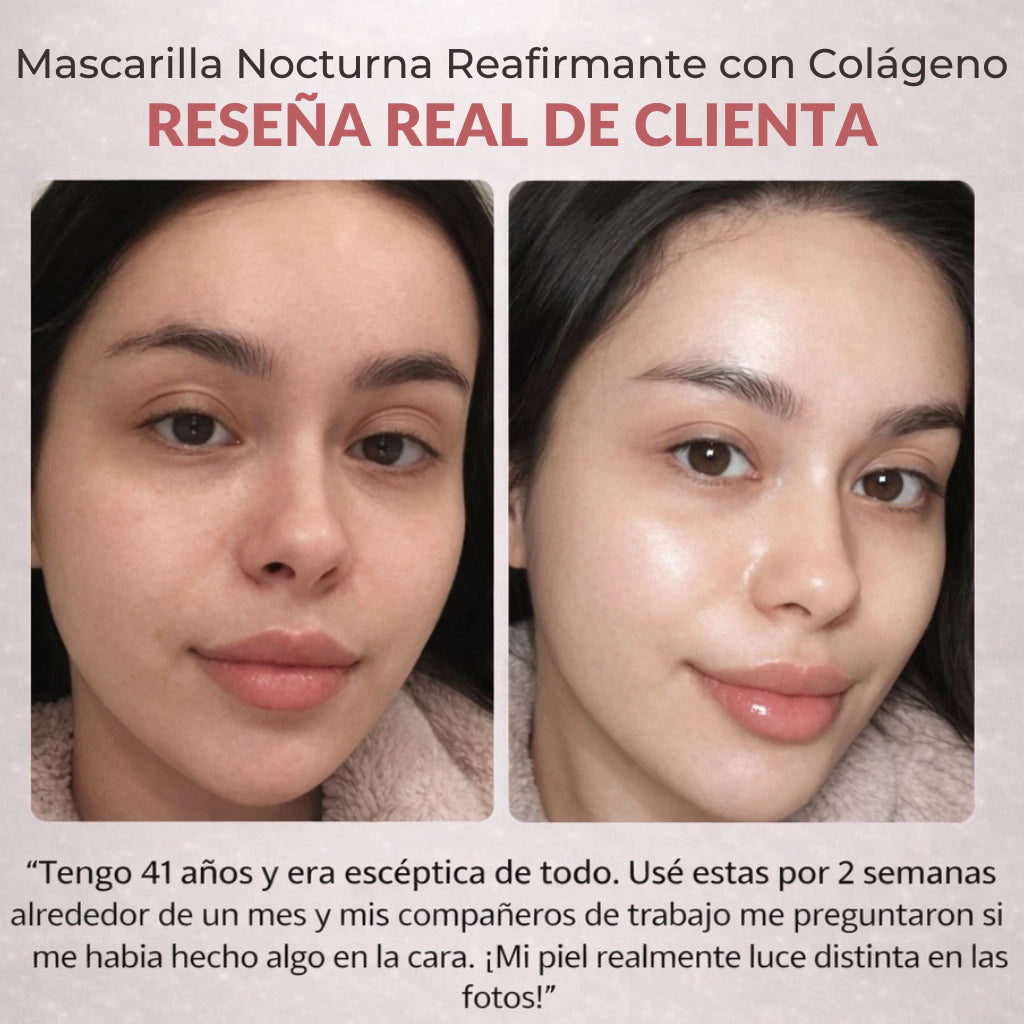 MERODA® Máscara Facial de Colágeno Avanzada + Brocha aplicadora de regalo