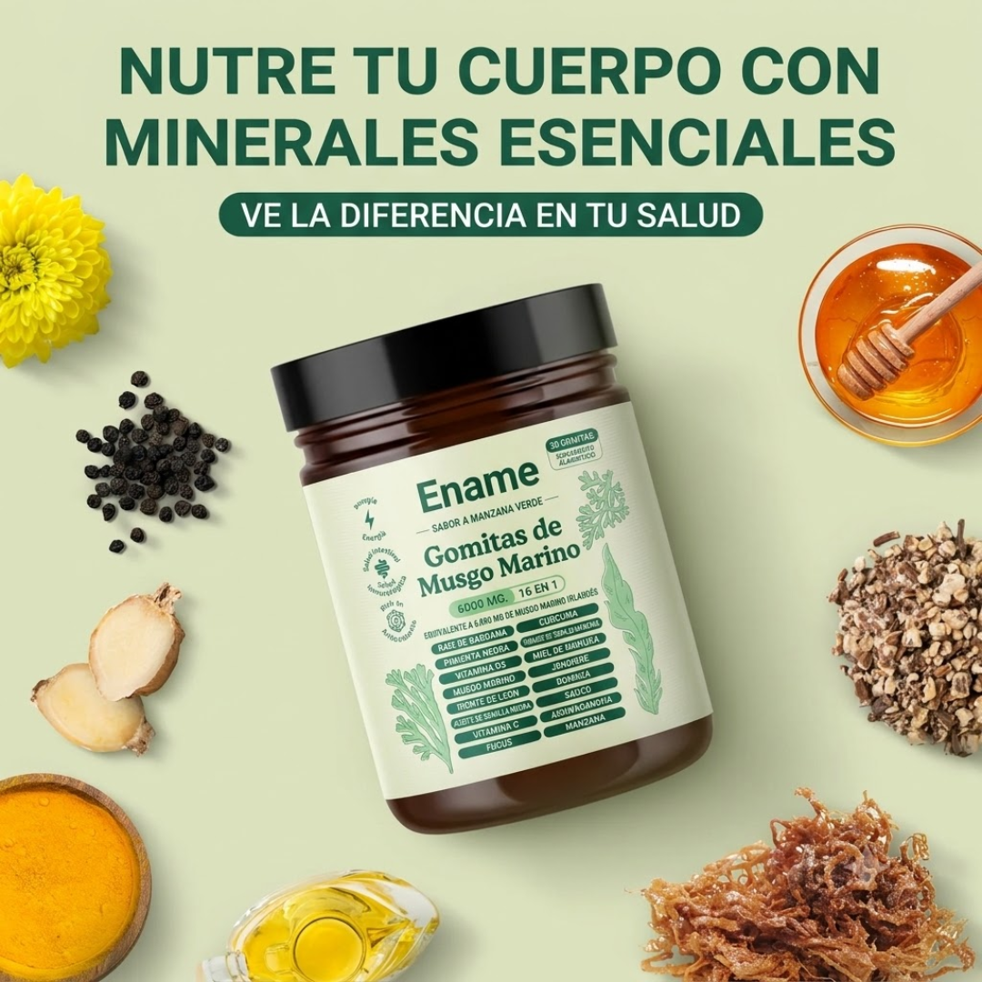 Ename | Gomitas de musgo marino 16 en 1