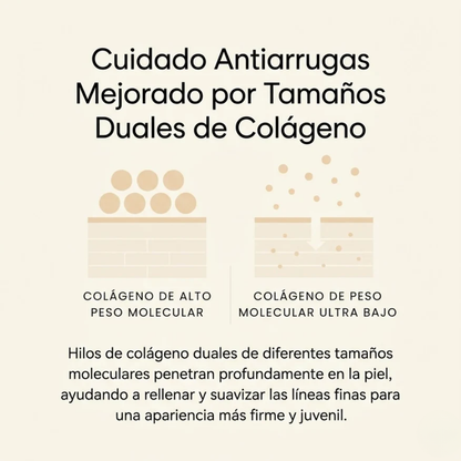 Serúm de Colágeno Profundo y Péptidos de Seda con Aplicador de Precisión para Arrugas y Efecto Lifting (Sin Inyecciones)