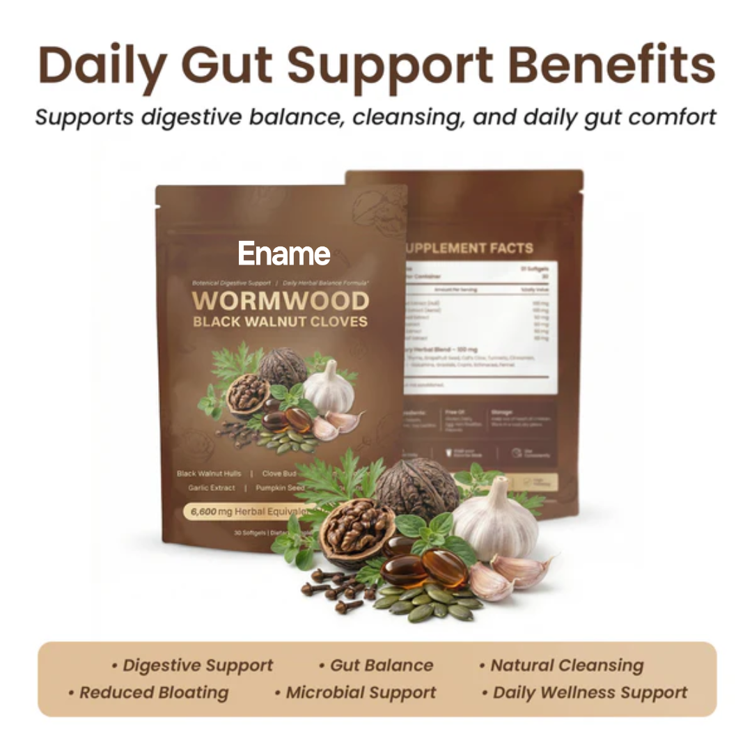 Ename | Black Walnut Wormwood Cleanse - 6,600mg softgels