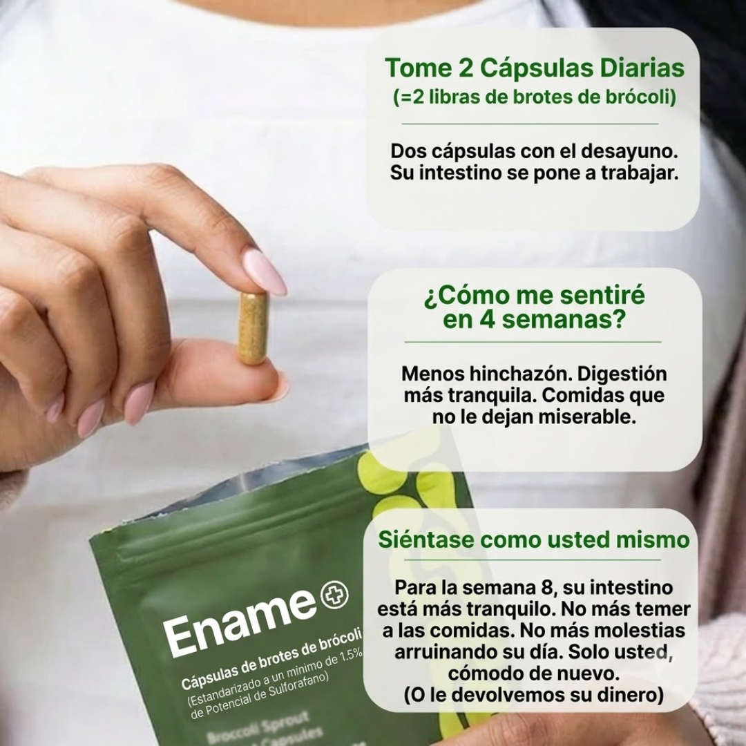 Ename Cellular Detox | Activa la defensa natural de tu cuerpo. Limpia tu intestino, apaga la inflamación y siéntete con energía todo el día con solo 4 ingredientes.