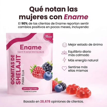 Ename | Gomitas de Shelajit
