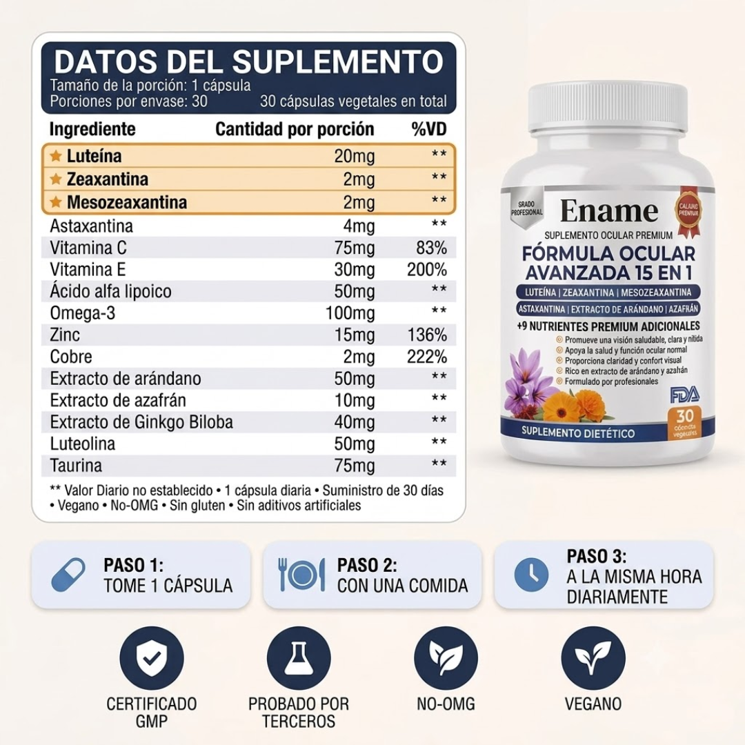 Ename | Fórmula Avanzada para el Contorno de Ojos 15 en 1