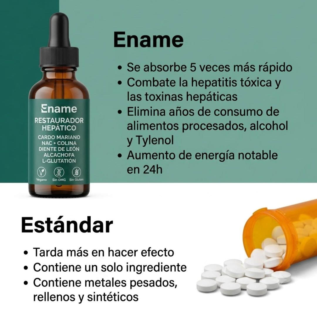 Ename | Soporte Completo para el Hígado: Para Recuperar Energía y Vitalidad