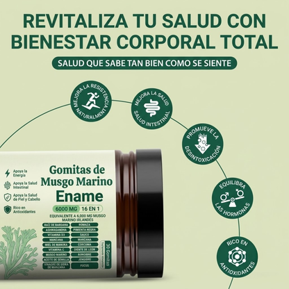Ename | Gomitas de musgo marino 16 en 1
