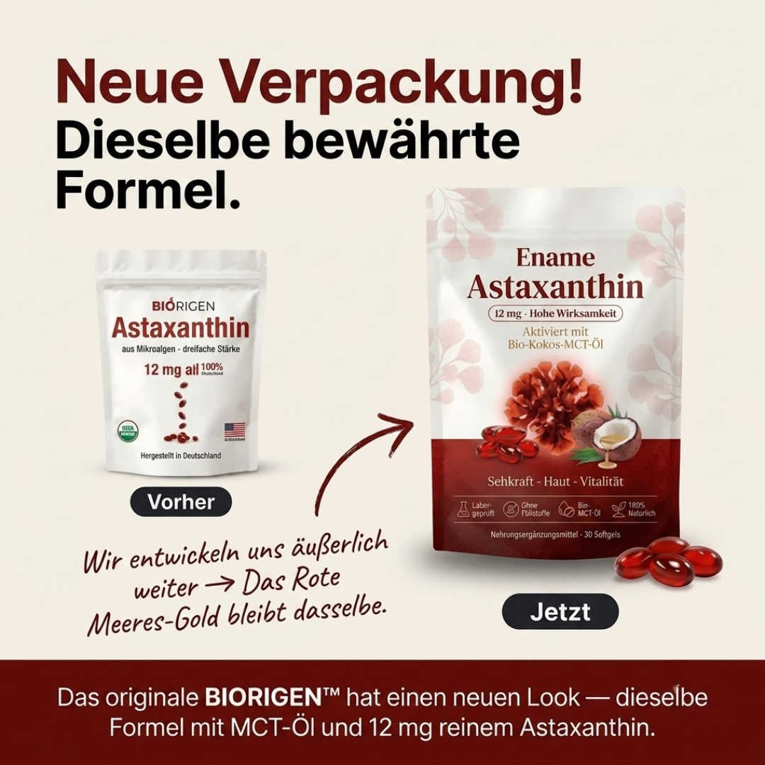 Natürliches Astaxanthin 12 mg — Wenn dein Arzt dir geraten hat, deine Nierenwerte im Auge zu behalten, kannst du ab heute Folgendes tun