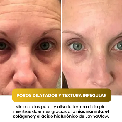 Mascarilla Facial jayna Coreana con Cúrcuma y Colágeno + Brocha aplicadora de regalo