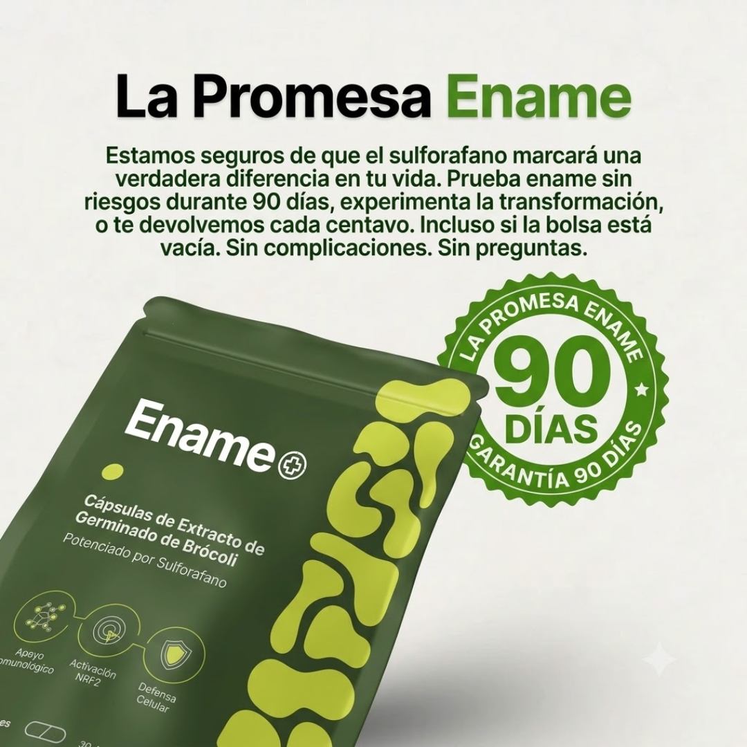 Ename Cellular Detox | Activa la defensa natural de tu cuerpo. Limpia tu intestino, apaga la inflamación y siéntete con energía todo el día con solo 4 ingredientes.