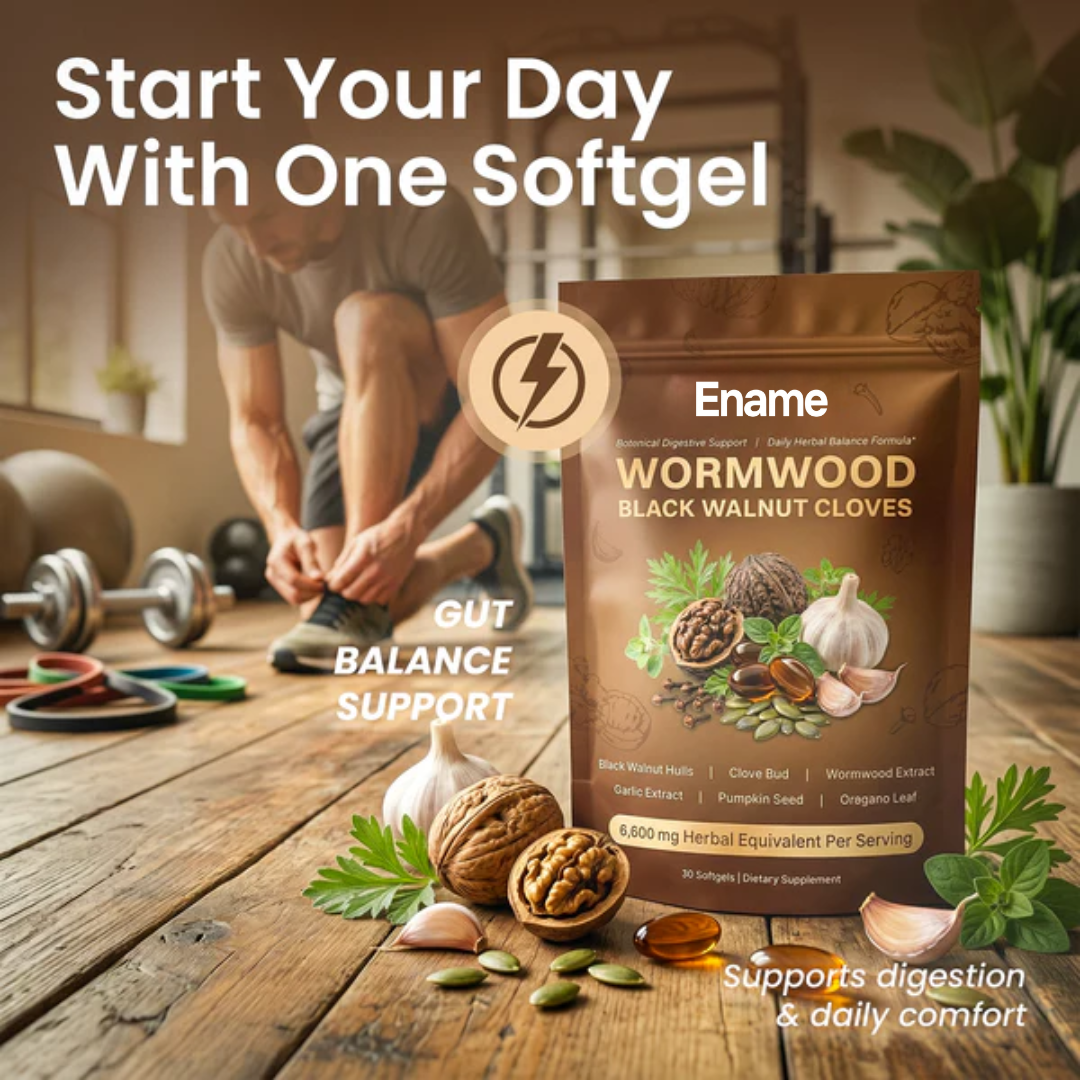 Ename | Black Walnut Wormwood Cleanse - 6,600mg softgels