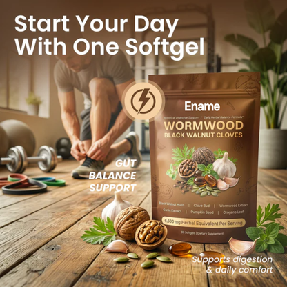 Ename | Black Walnut Wormwood Cleanse - 6,600mg softgels