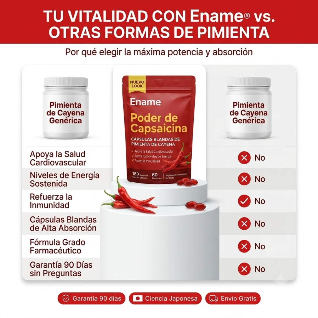 El poder de la capsaicina de Ename