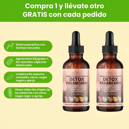 Desintoxicación de parásitos con ajenjo y nogal negro