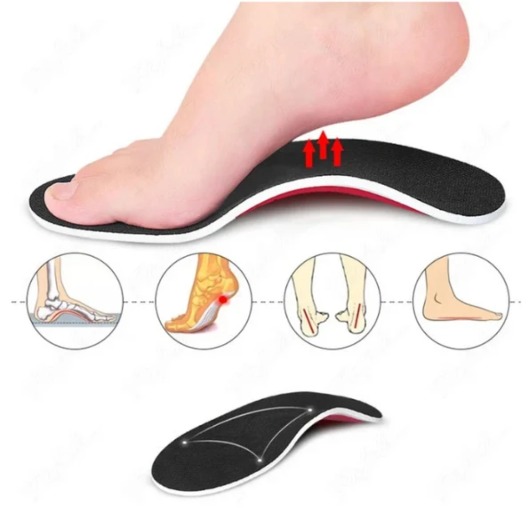 Trittsicher™ Slim Orthopädische Einlegesohlen mit Gewölbeunterstützung