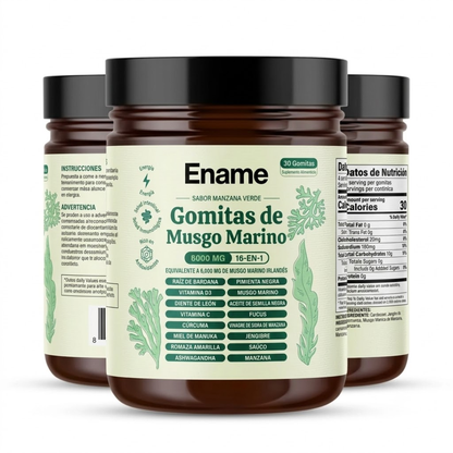 Ename | Gomitas de musgo marino 16 en 1