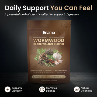 Ename | Black Walnut Wormwood Cleanse - 6,600mg softgels
