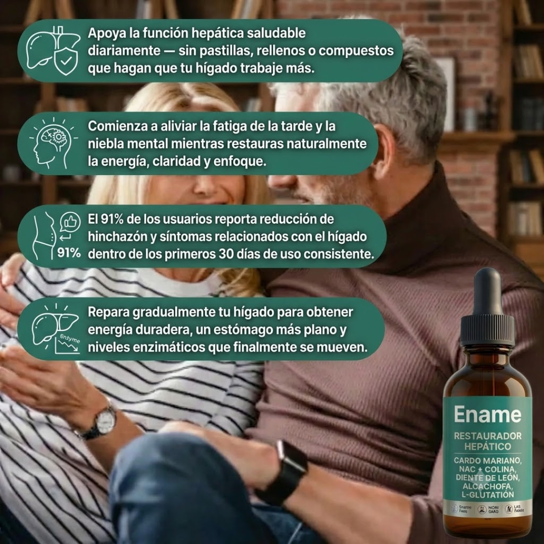Ename | Soporte Completo para el Hígado: Para Recuperar Energía y Vitalidad