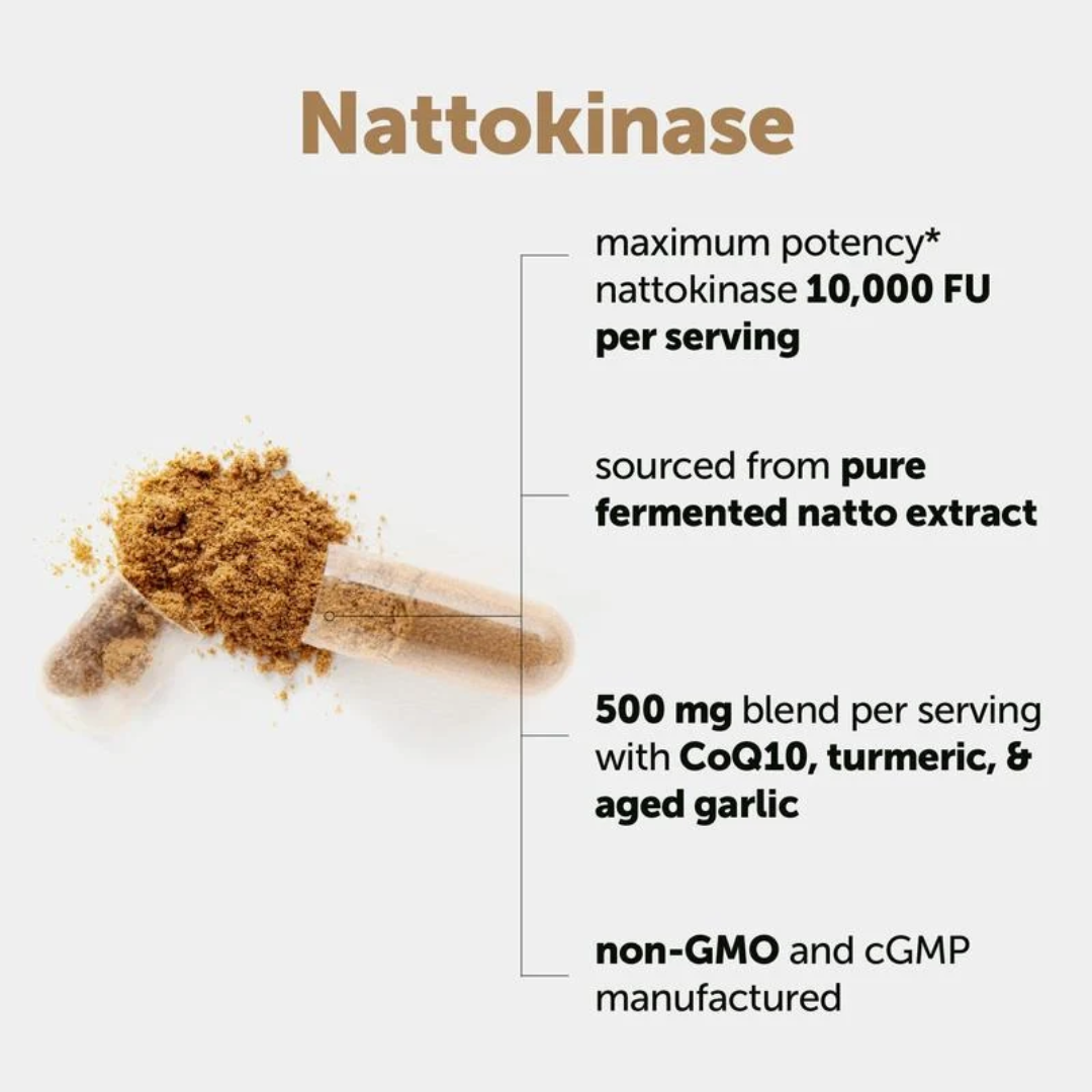 Ename | Nattokinase 12,000FU Complex - 60 Vegetarian Capsules