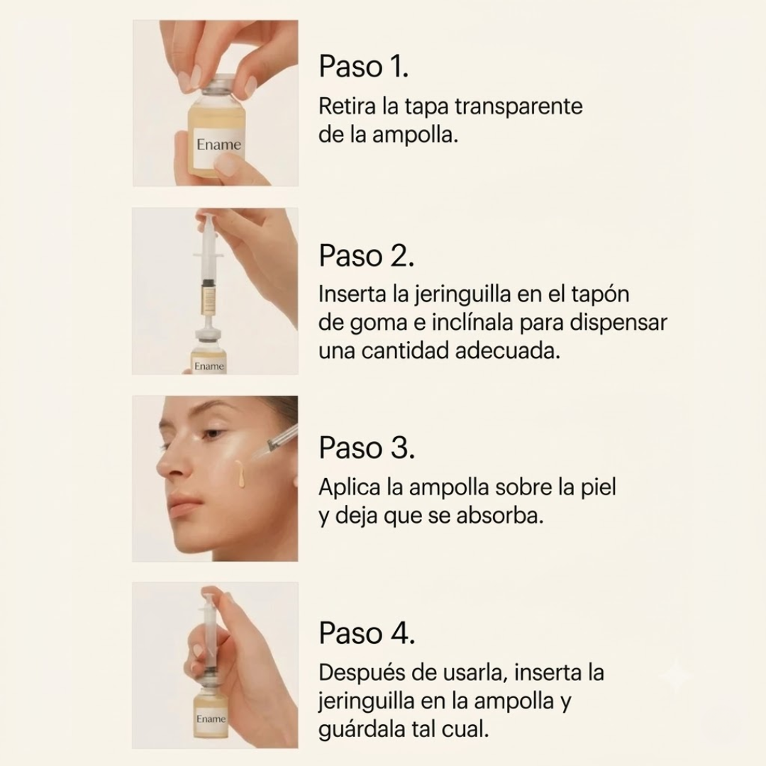 Serúm de Colágeno Profundo y Péptidos de Seda con Aplicador de Precisión para Arrugas y Efecto Lifting (Sin Inyecciones)