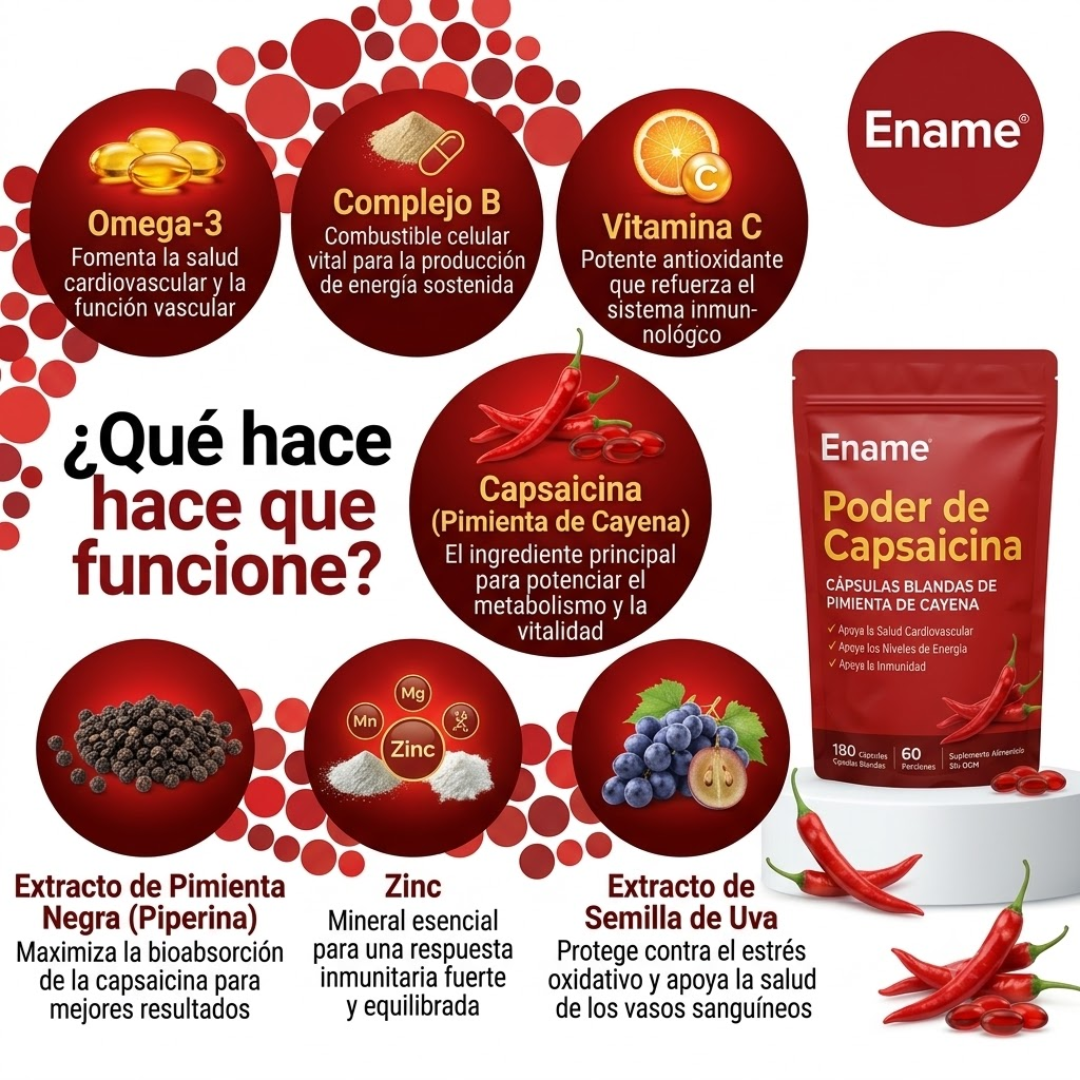 El poder de la capsaicina de Ename