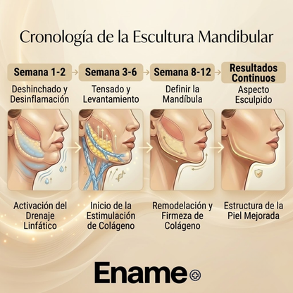 Ename | Envoltura facial de colágeno para esculpir el rostro