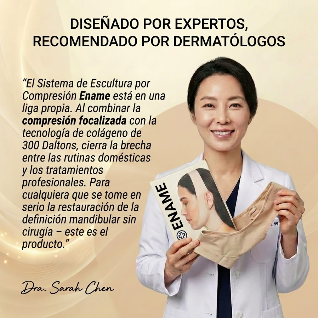 Ename | Envoltura facial de colágeno para esculpir el rostro
