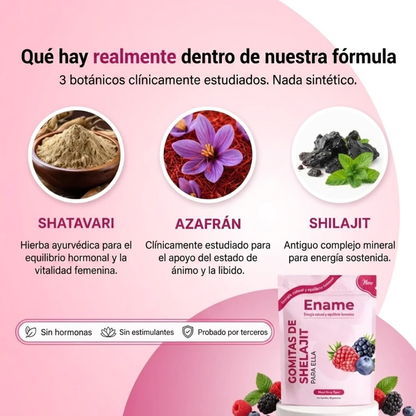 Ename | Gomitas de Shelajit