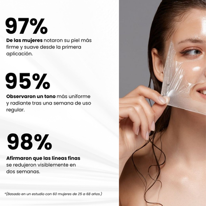Mascarilla Facial jayna Coreana con Cúrcuma y Colágeno + Brocha aplicadora de regalo
