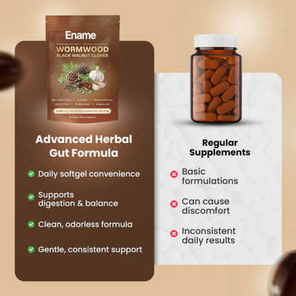 Ename | Black Walnut Wormwood Cleanse - 6,600mg softgels