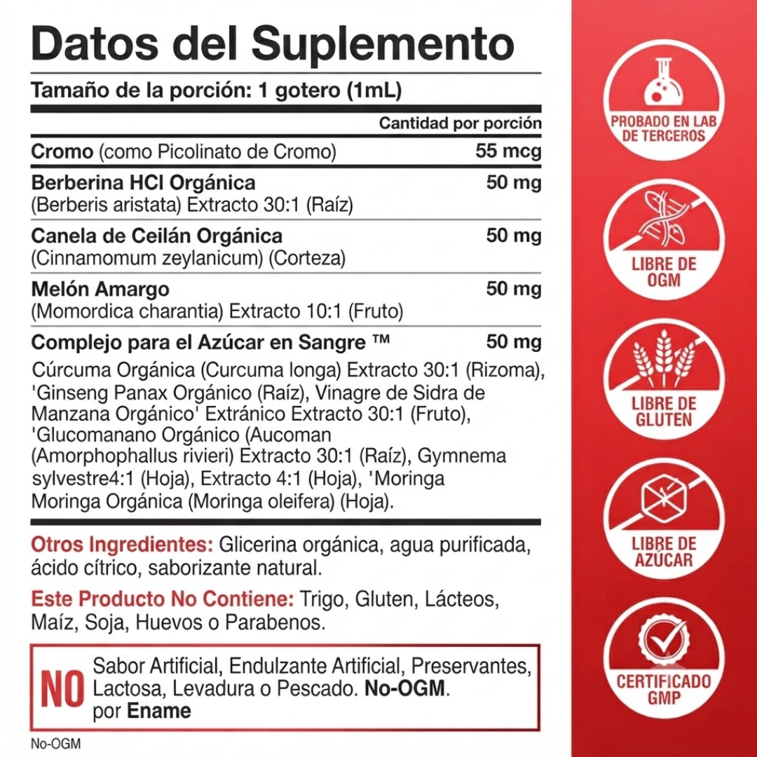 Ename | Complejo para el Azúcar en Sangre 7-en-1