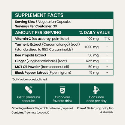 Move More Comfortably with Turmeric Curcumin (1,000mg)