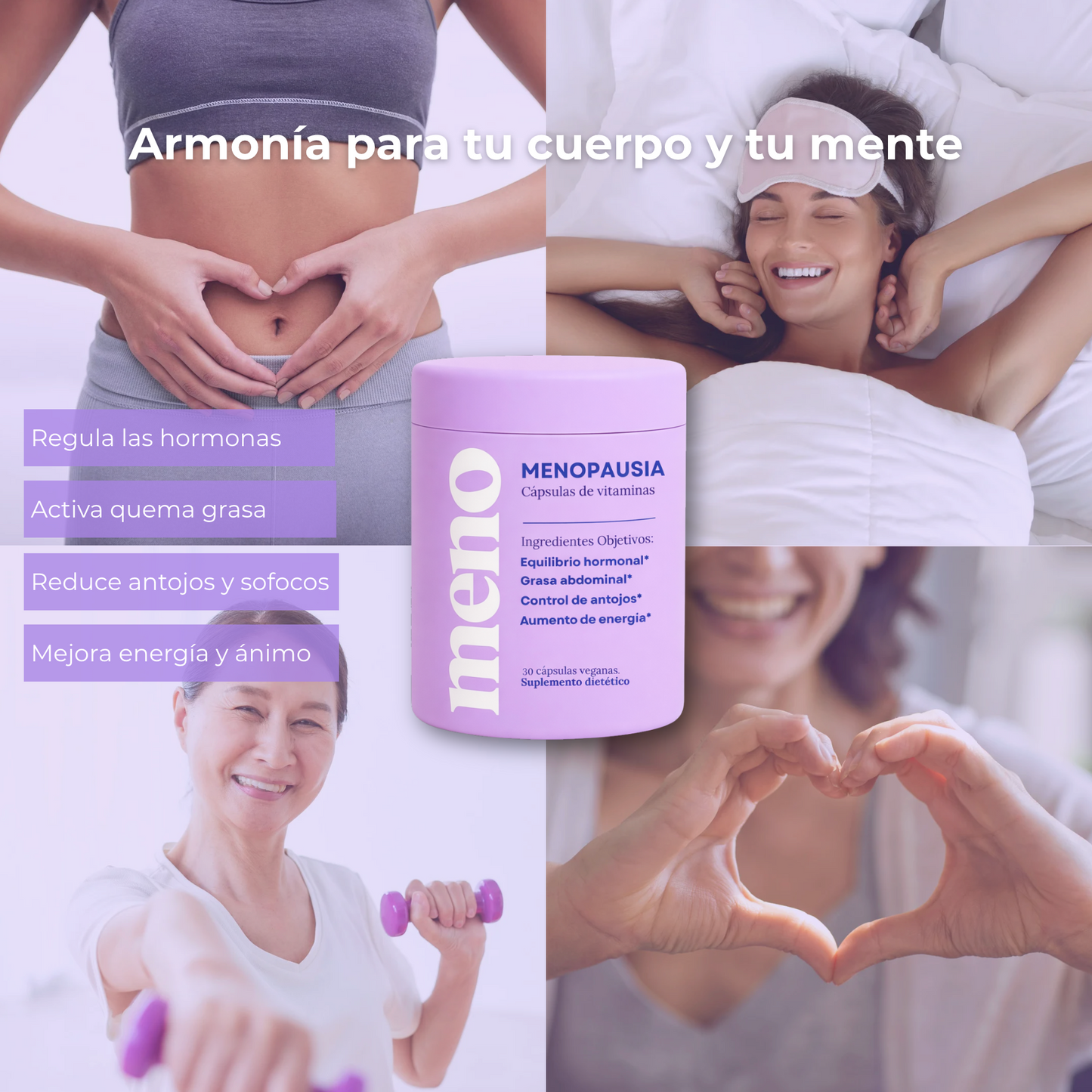 MENO® l Cápsulas Adelgazantes Menopausia
