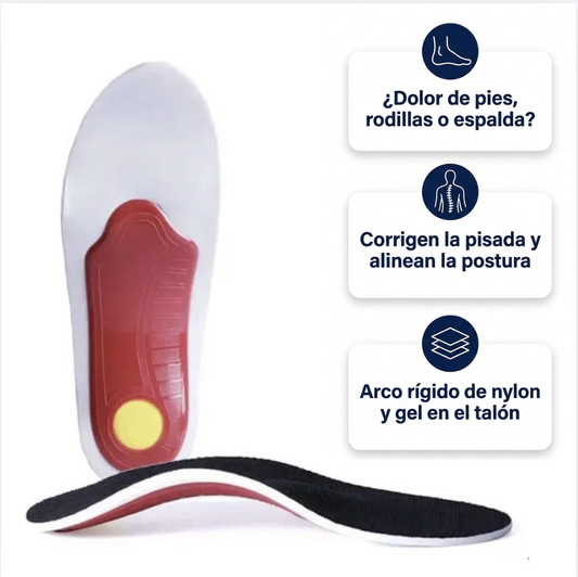 Pasofirme™ Slim Plantillas con Soporte de Arco