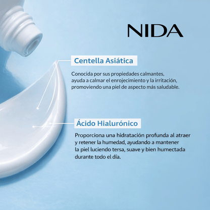 Crema Facial NIDA™ | Piel más suave, firme e hidratada con el uso diario