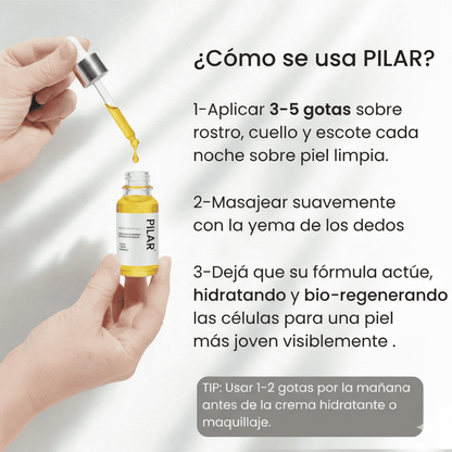 Serum Pilar - Elimina la flacidez y recupera la firmeza de tu cuello