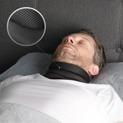 Ename™ Orthopädische Halsstütze für die Nacht – Sofortige Hilfe gegen Schnarchen & Unterstützung der Atemwege.