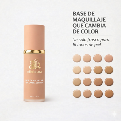 Base de Maquillaje Anti-edad con SPF 50 – Se Adapta a tu Tono de Piel