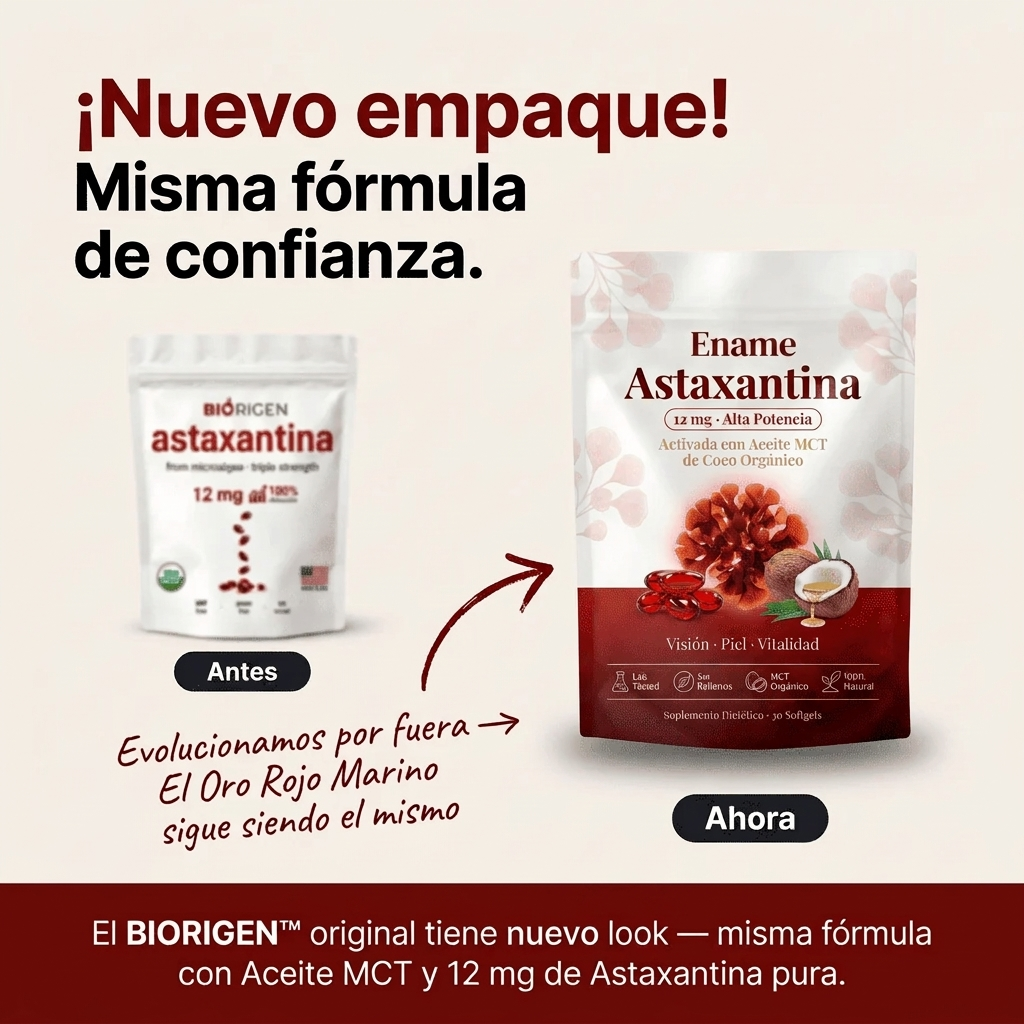 Astaxantina Natural 12mg — Si tu médico te dijo que hay que monitorear tus riñones, esto es lo que puedes empezar a hacer hoy